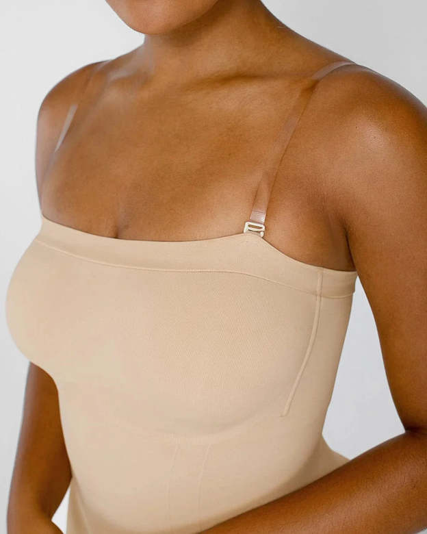 AFZ®WedLux Firm Sculpt Strapless Bodysuit