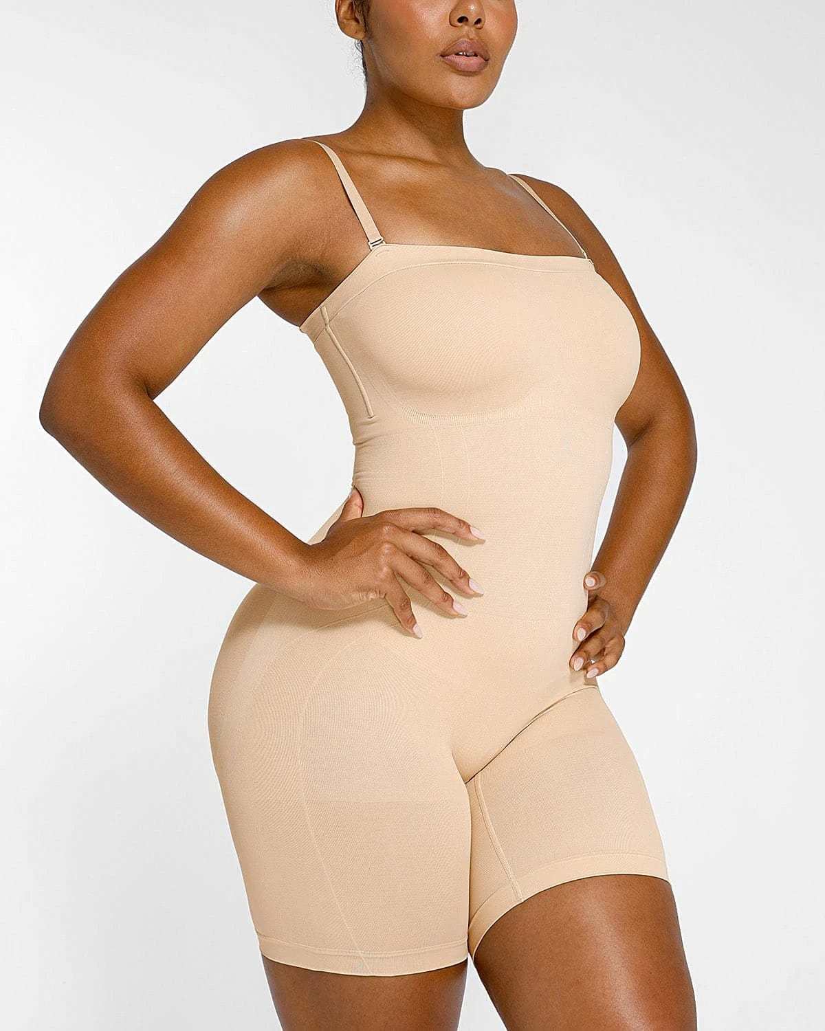 AFZ®WedLux Firm Sculpt Strapless Bodysuit