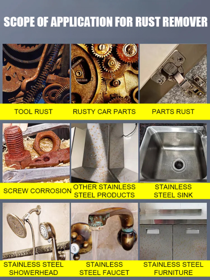 【Quick Rust Removal】Powerful Steel Rust Remover