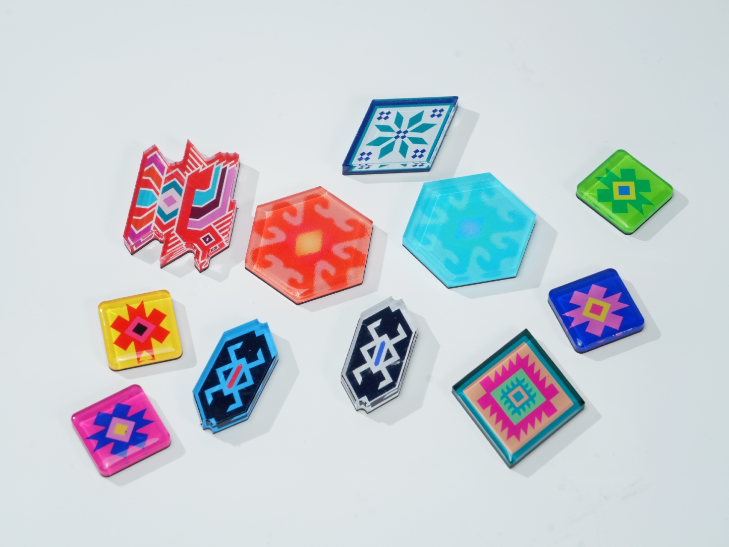 Xilankapu Tujia Brocade Pattern Fridge Magnet