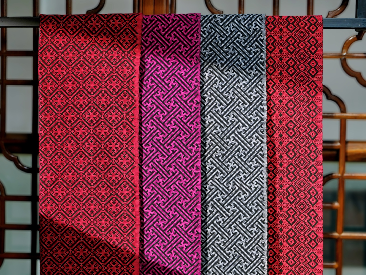 Silankapu Minority Tujia Brocade Shawl 