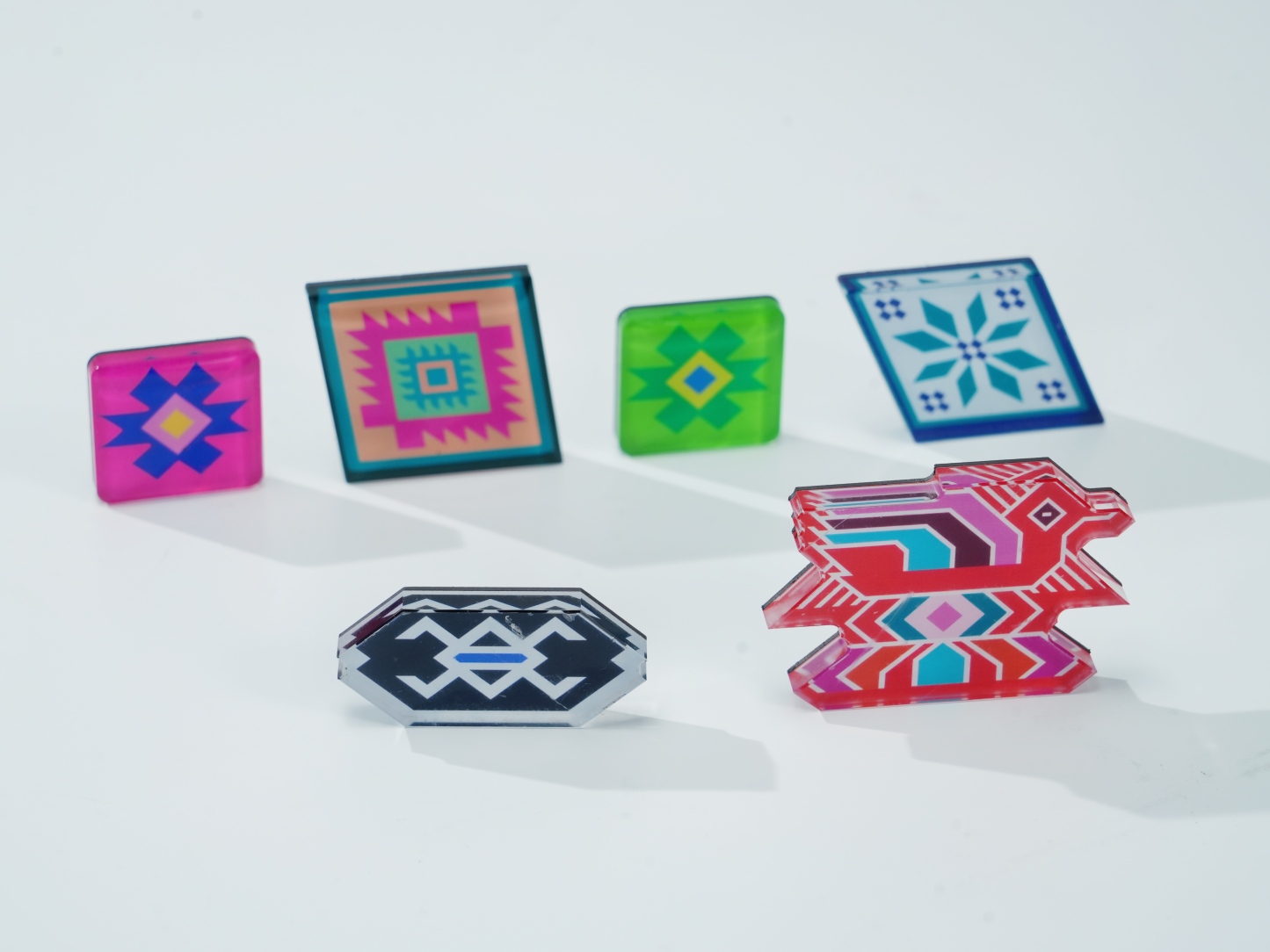 Xilankapu Tujia Brocade Pattern Fridge Magnet