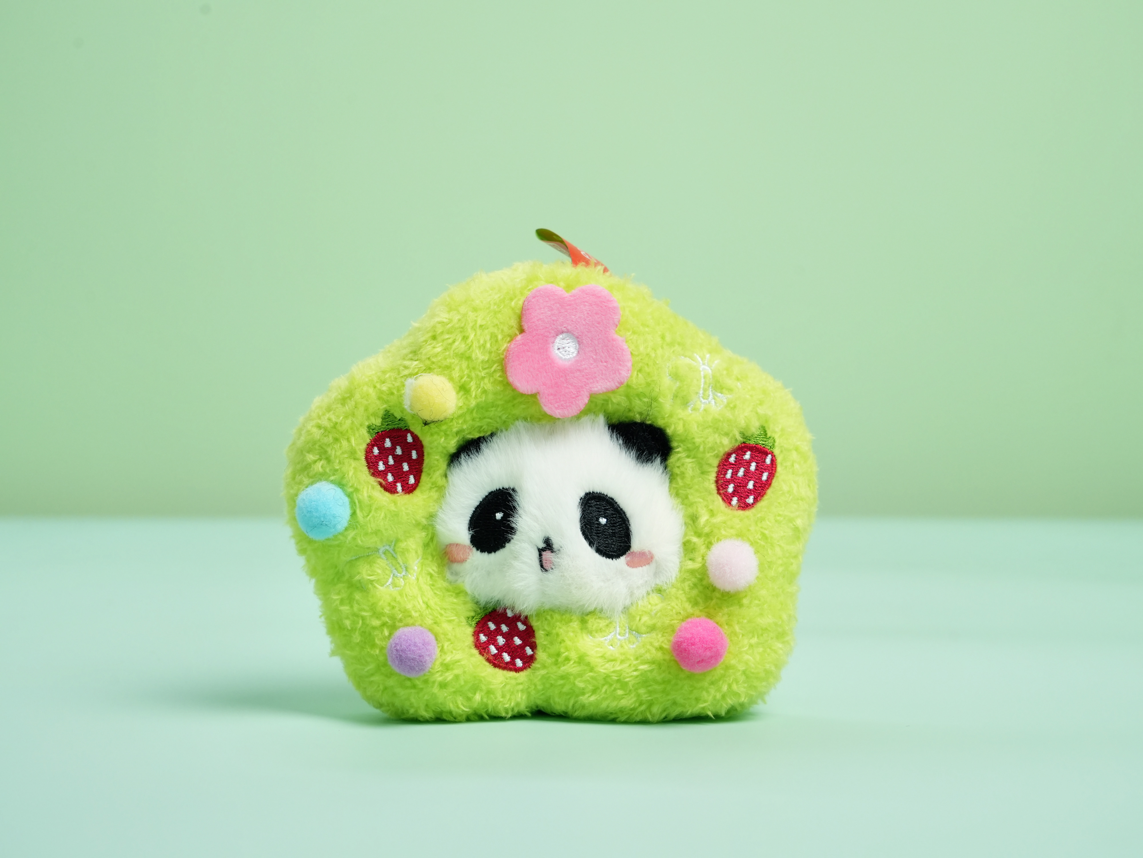 Panda Donut Plush Charm
