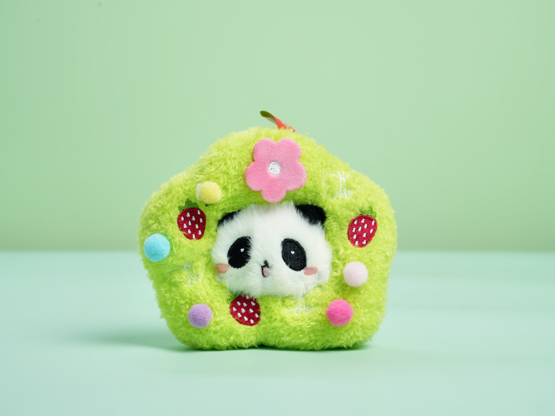 Panda Donut Plush Charm
