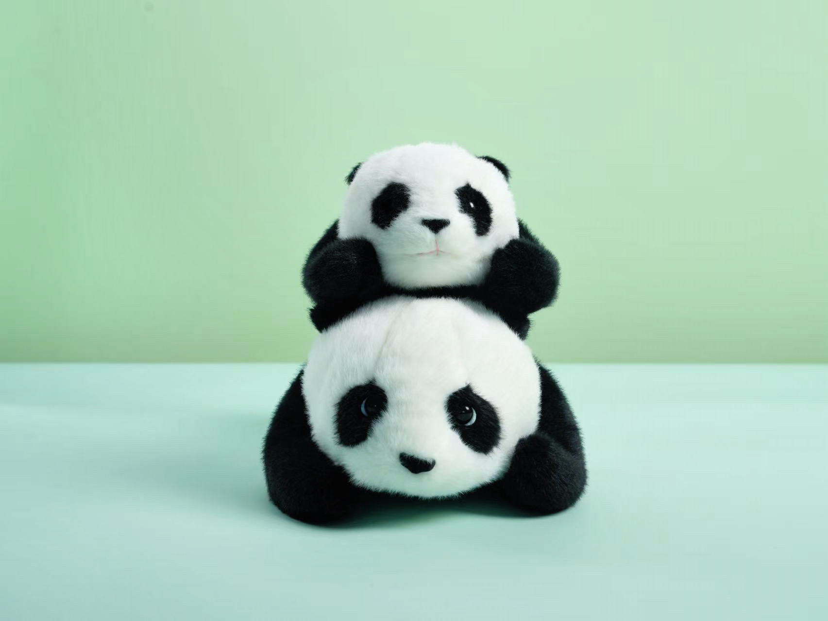 Lying Panda Plush Toy