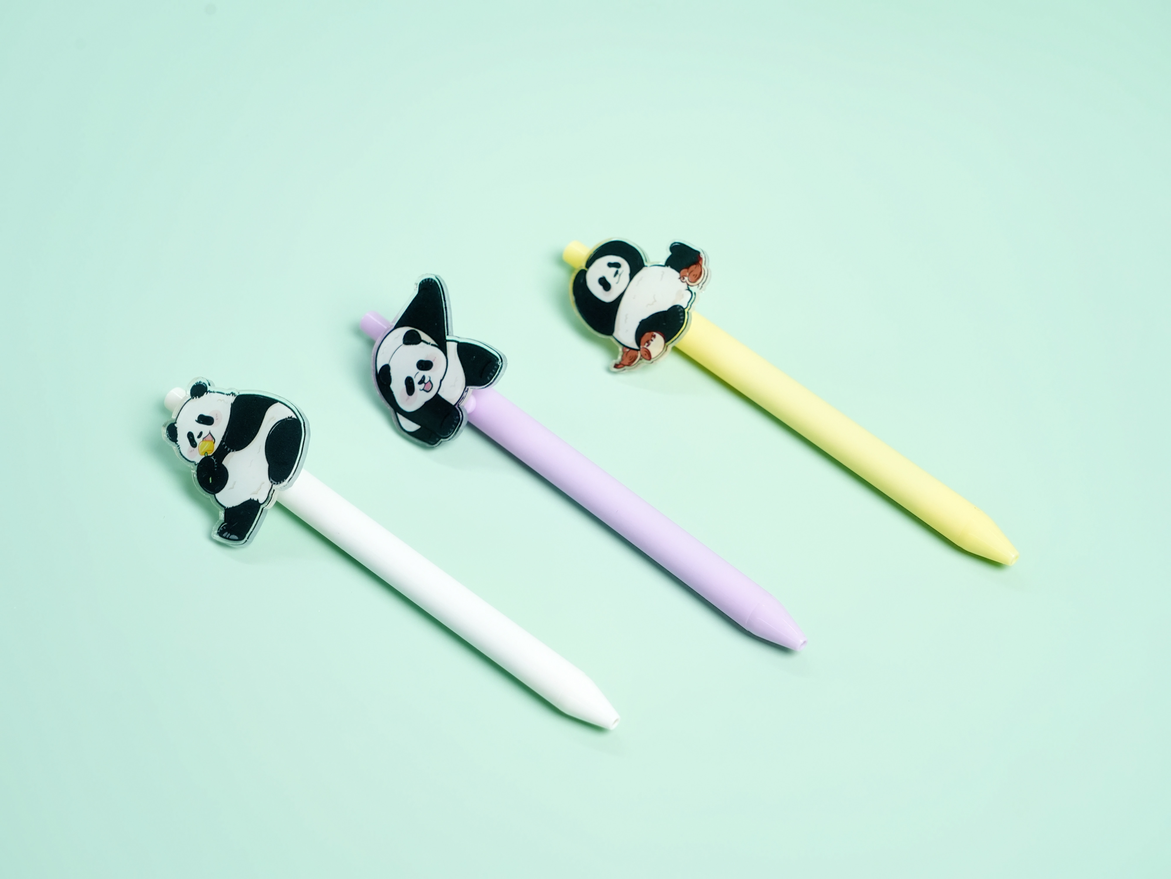 “Panda Squad” Gel Pen Set – 3-Pack 
