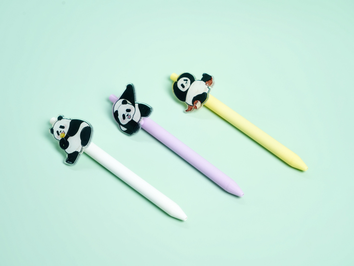 “Panda Squad” Gel Pen Set – 3-Pack 