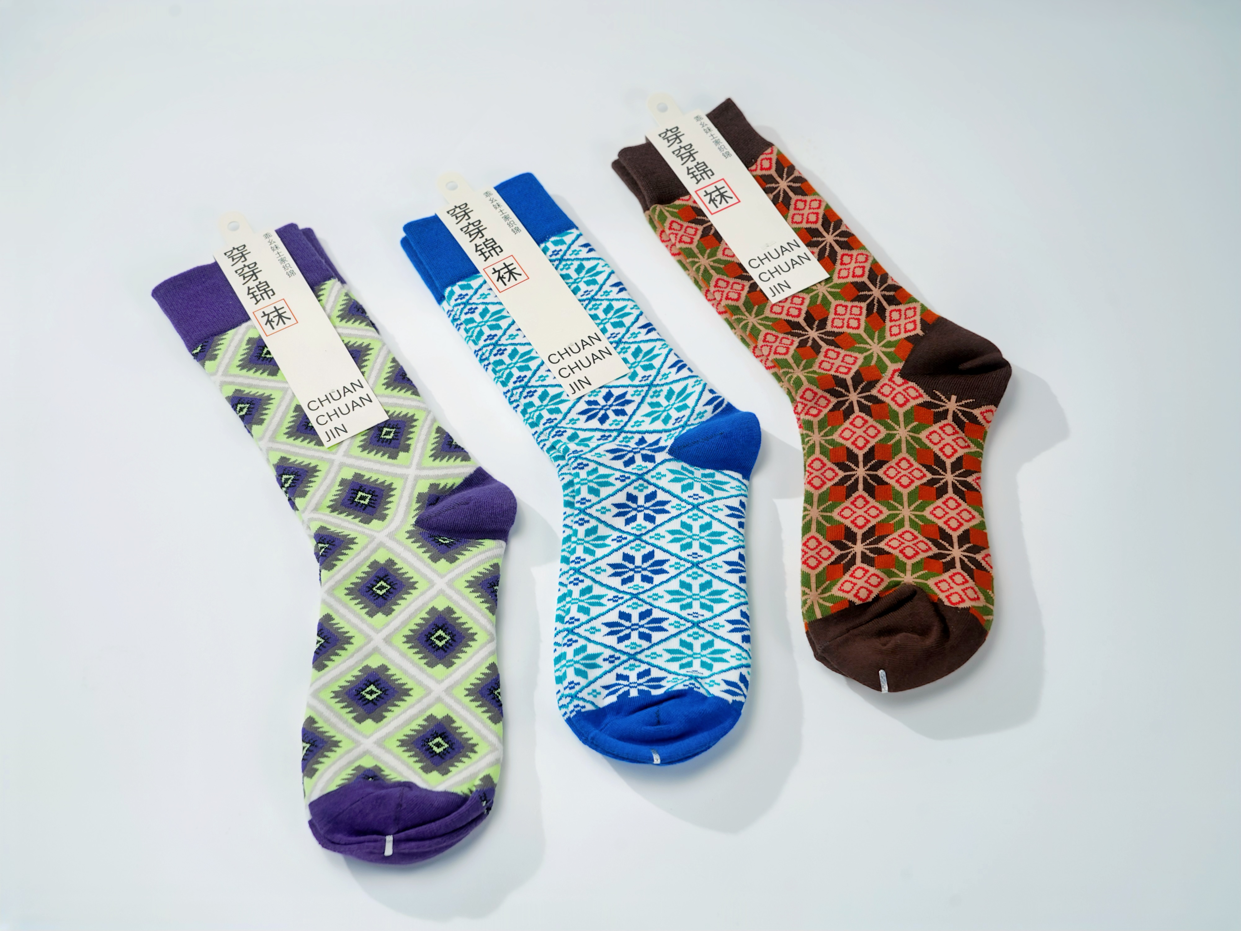 Xilankapu Tujia Brocade Socks