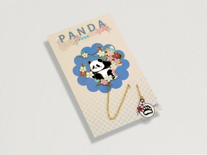 Panda Metal Bookmark Series