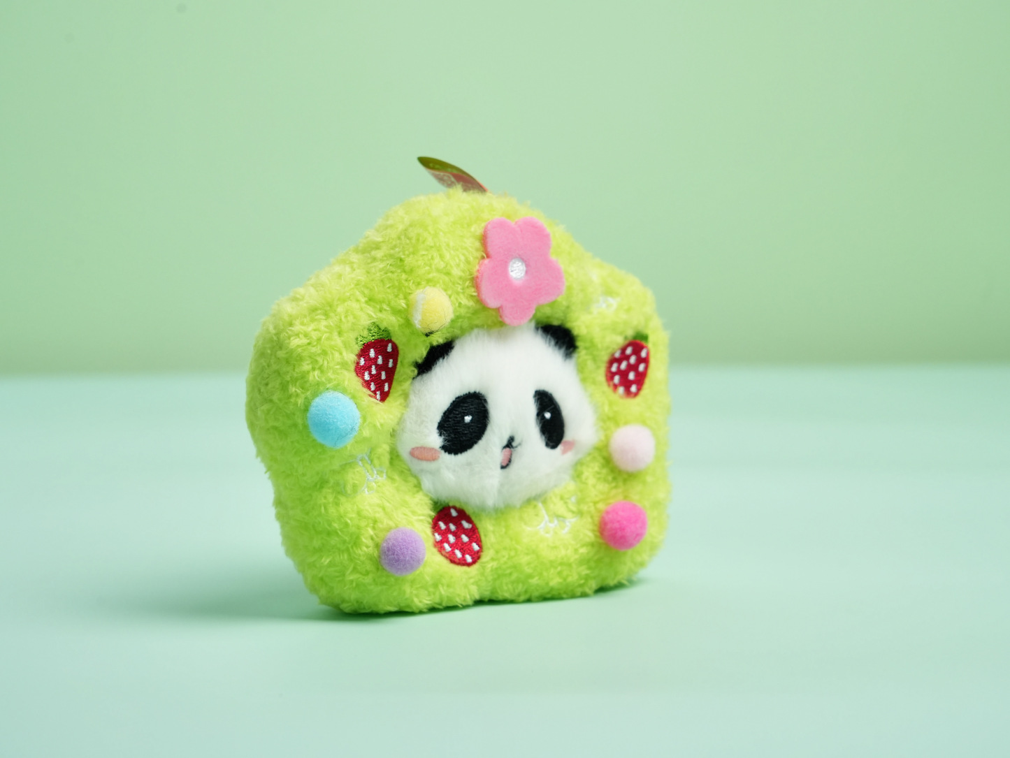 Panda Donut Plush Charm