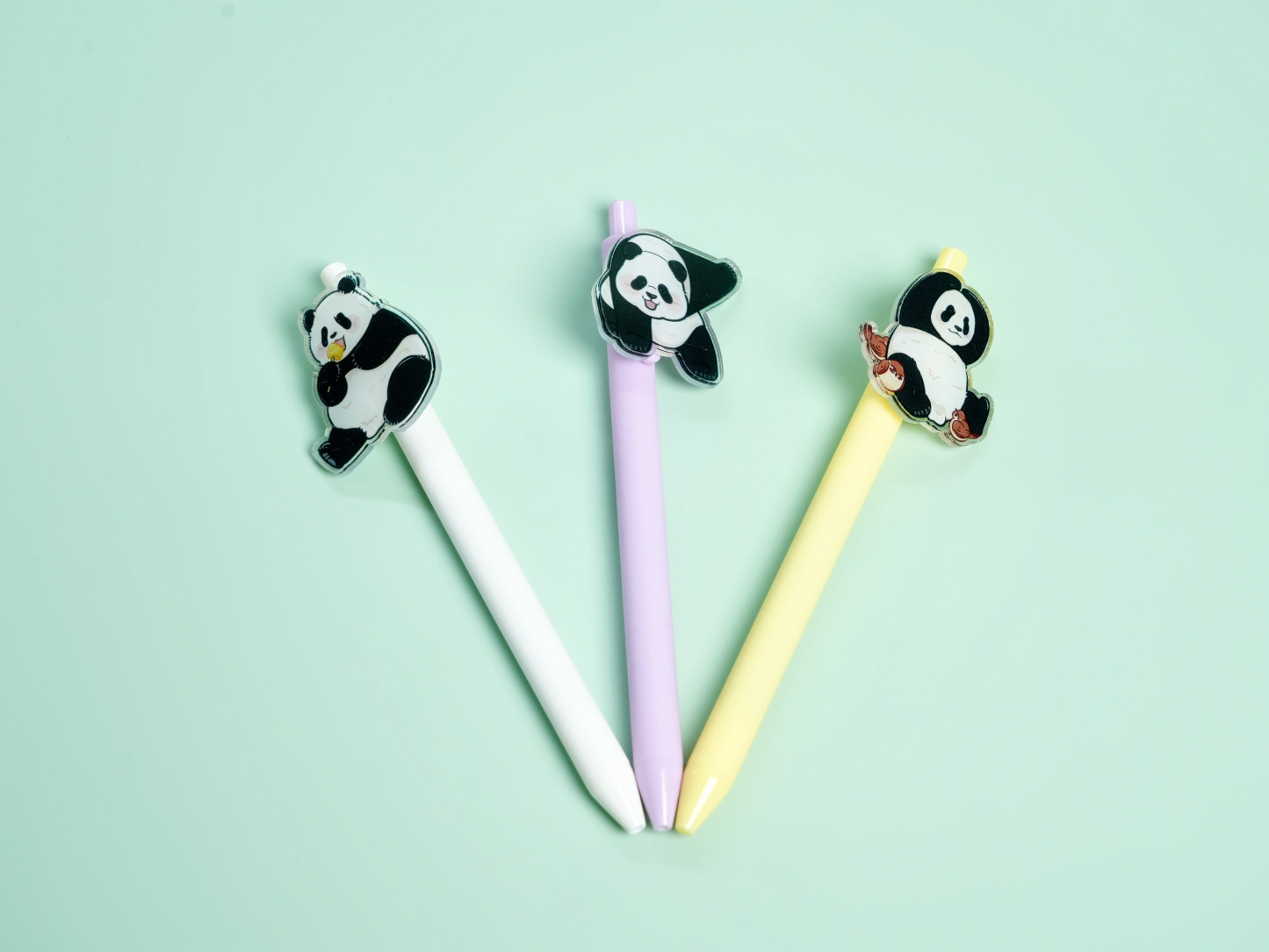 “Panda Squad” Gel Pen Set – 3-Pack 