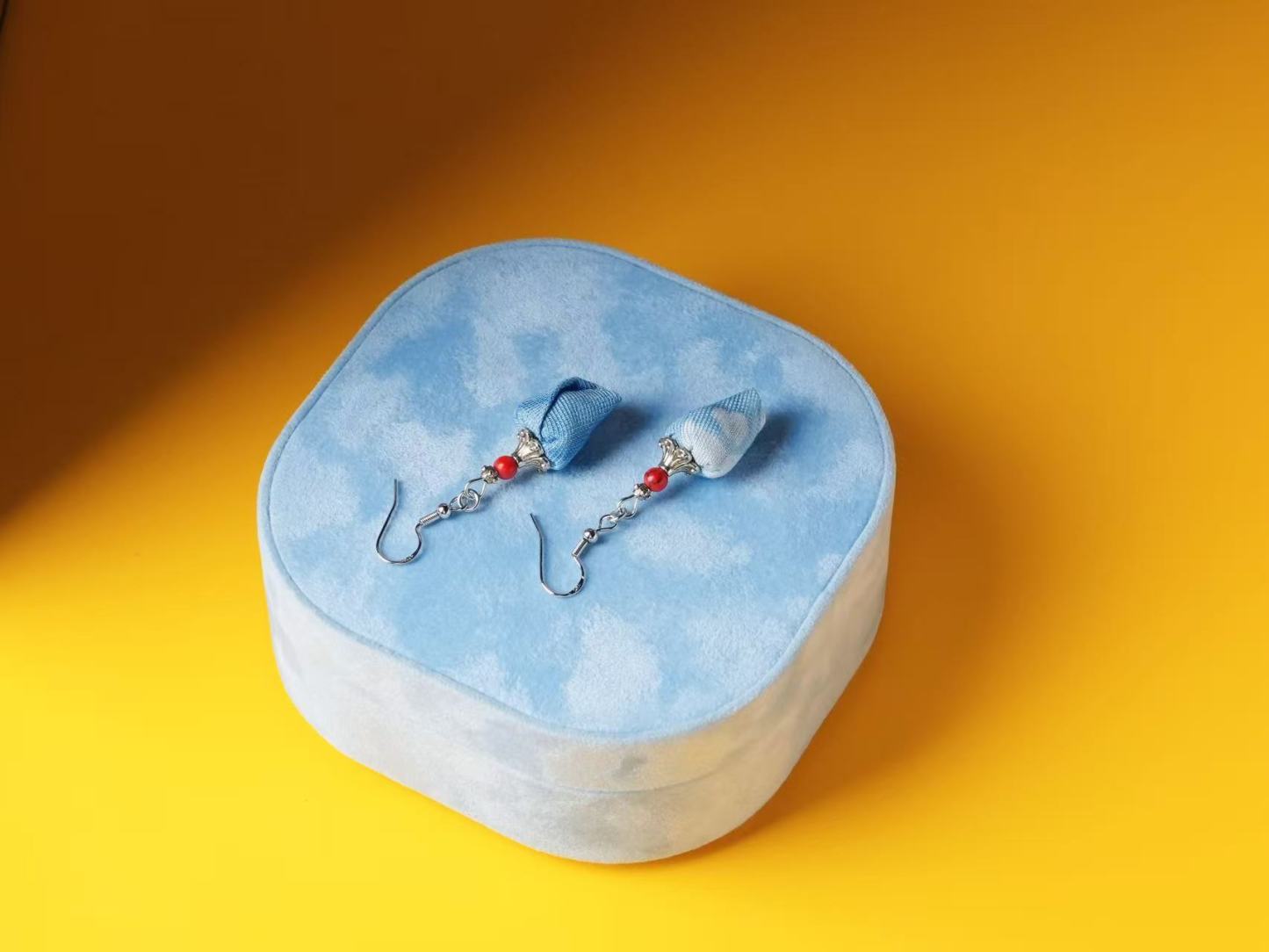 Indigo Imprint Earrings