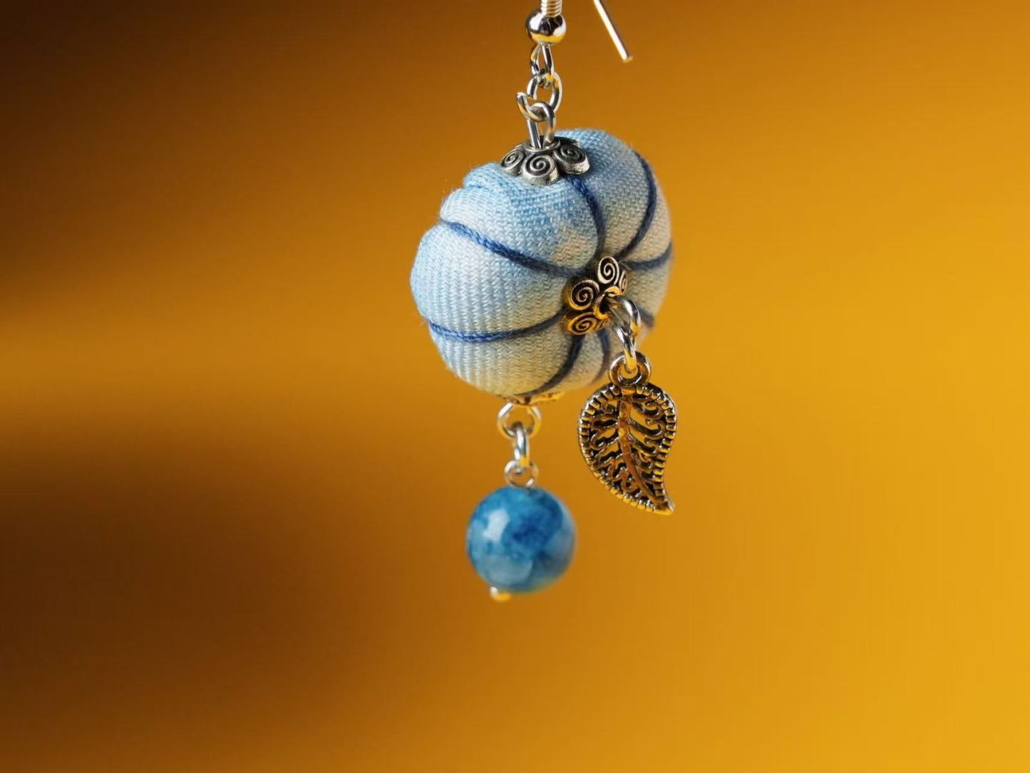 Indigo Imprint Earrings