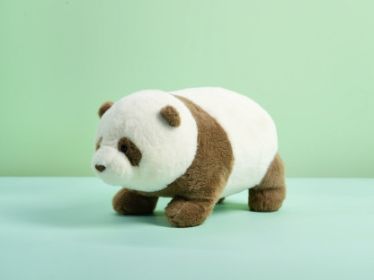 Chunky Standing Panda Plush Toy 