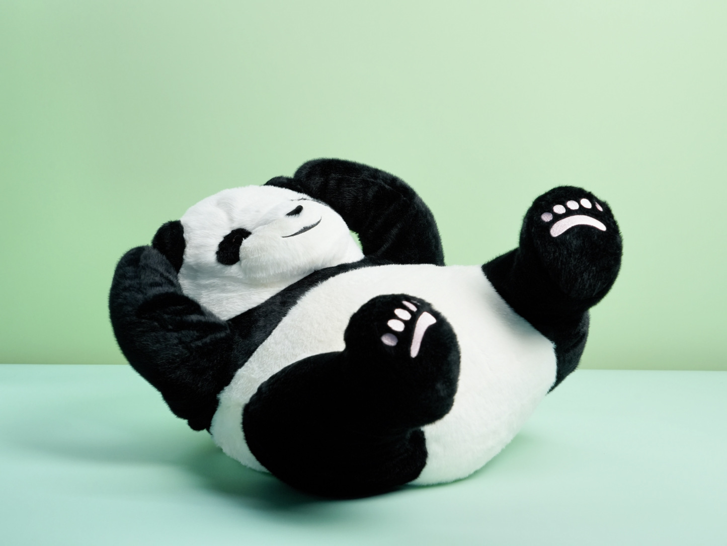 Head-Hugging Panda Plush