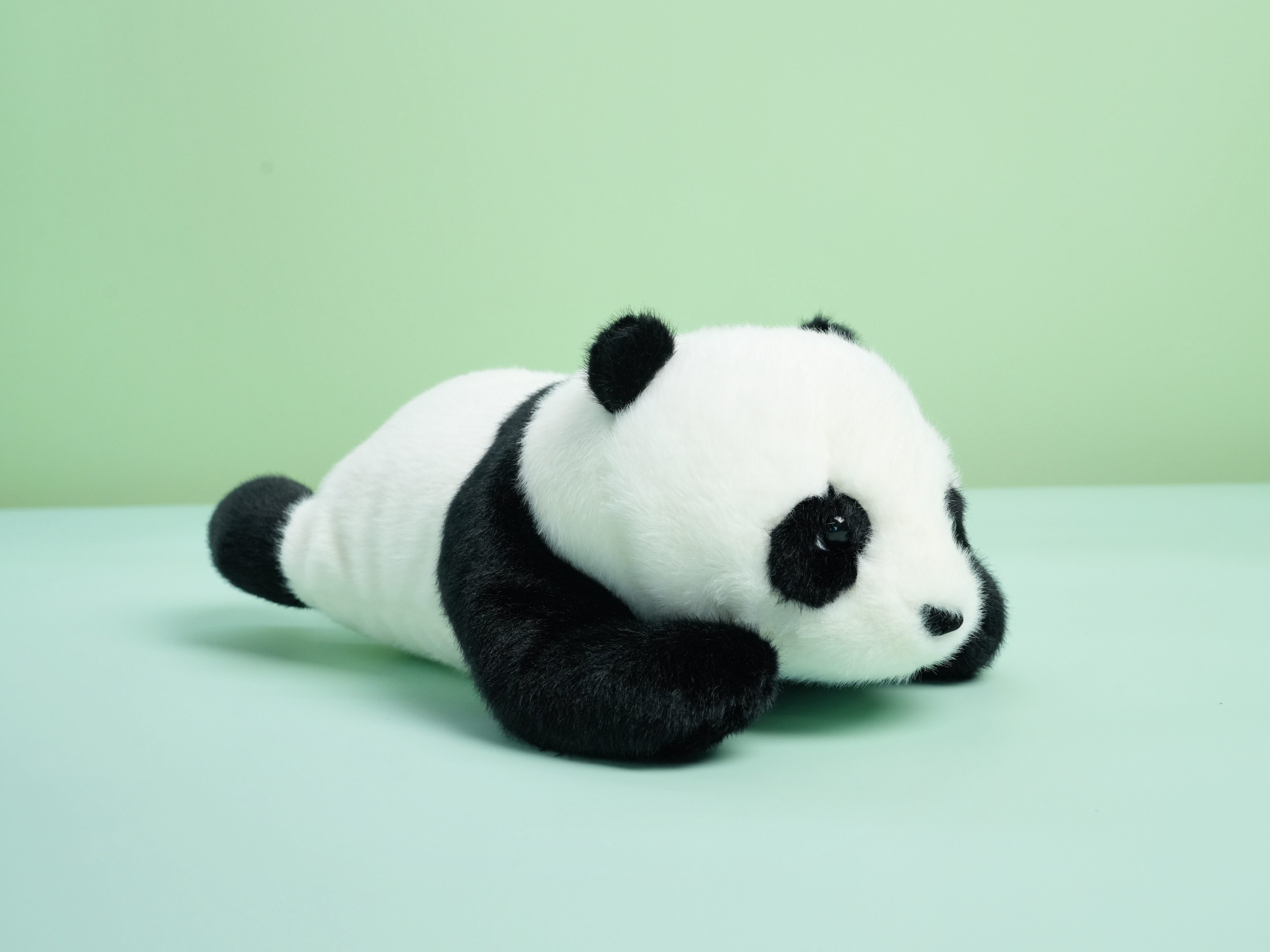 Lying Panda Plush Toy