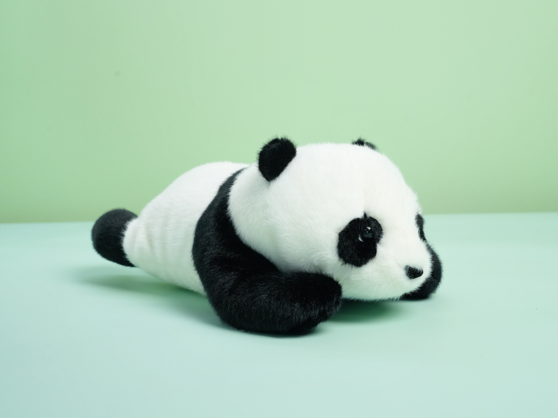 Lying Panda Plush Toy