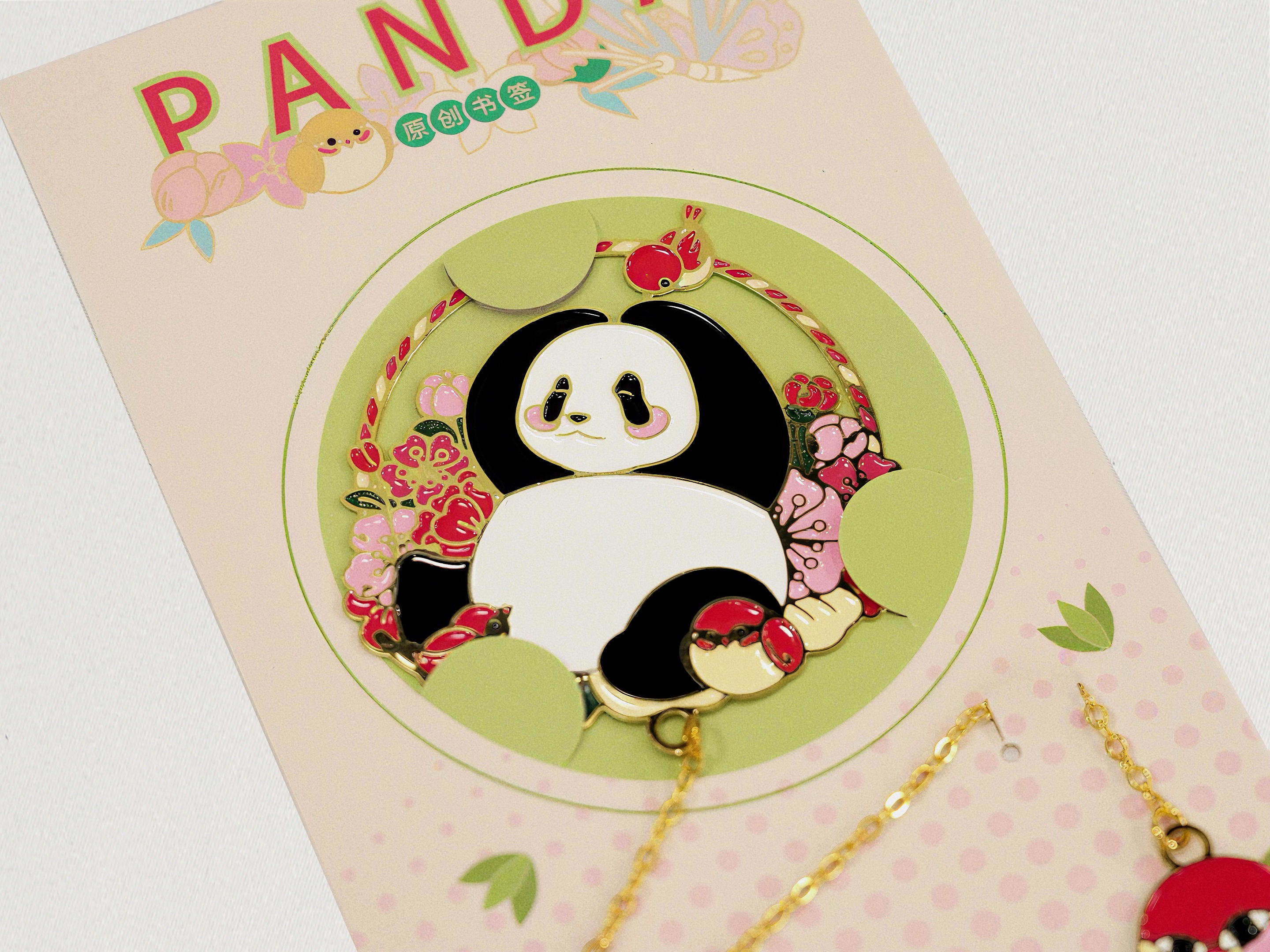 Panda Metal Bookmark Series
