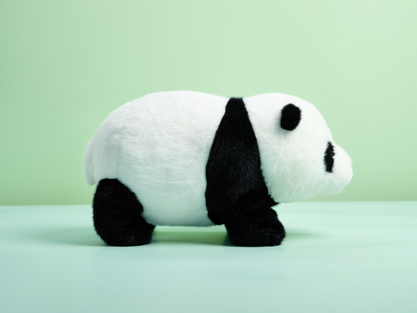 Chunky Standing Panda Plush Toy 