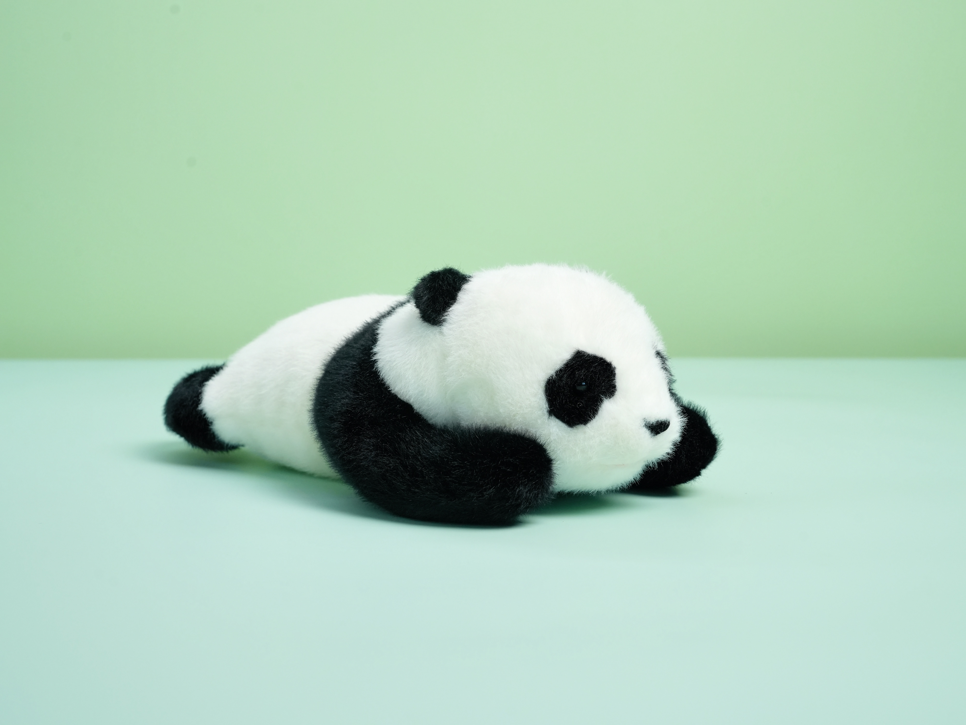 Lying Panda Plush Toy