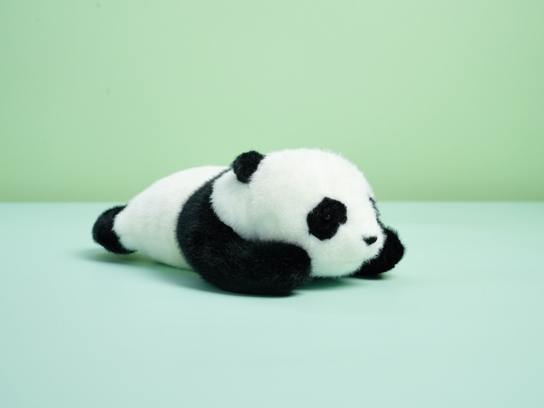 Lying Panda Plush Toy
