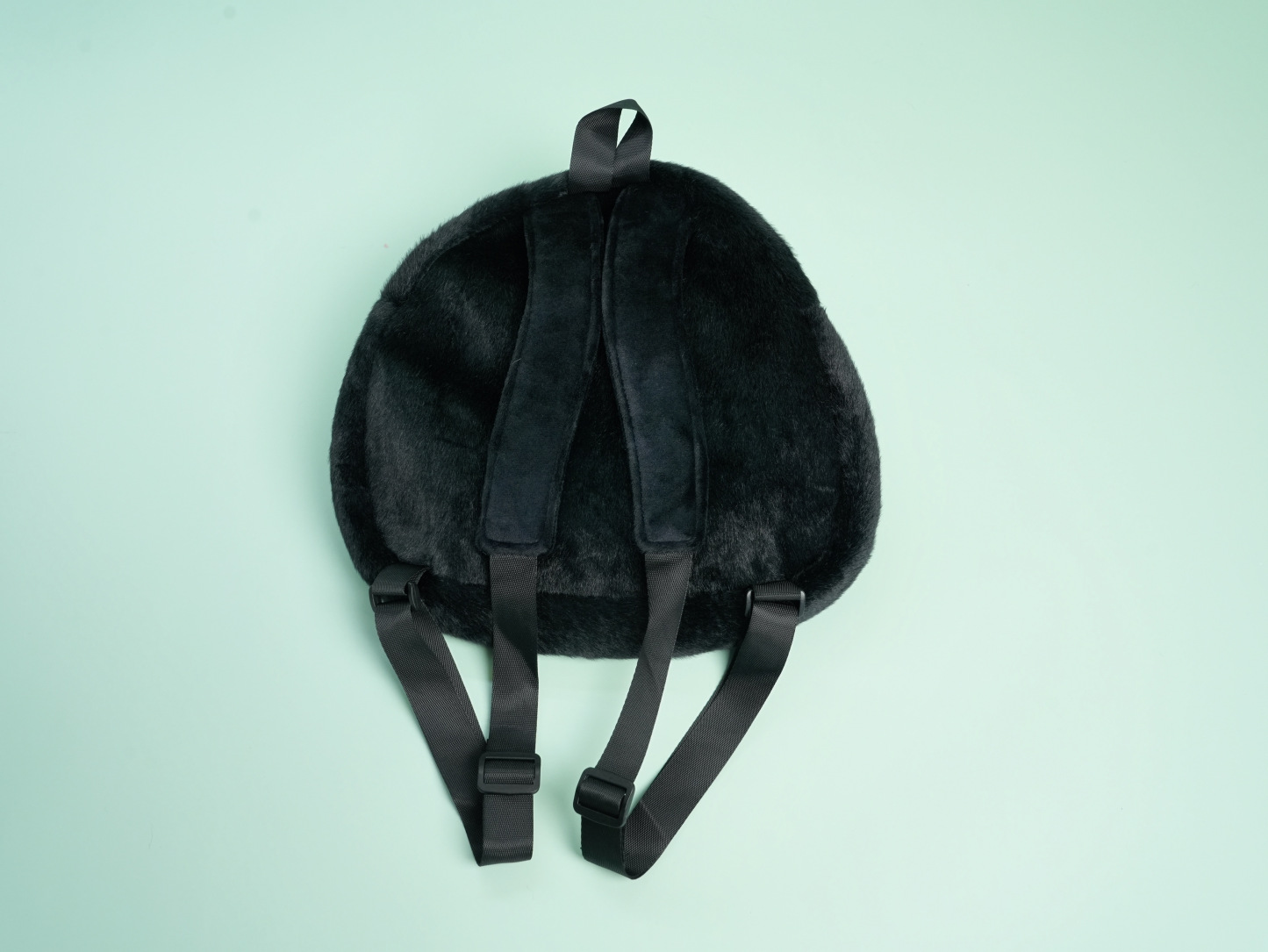 Onigiri-Shaped Panda Plush Backpack – Apple Hug Edition