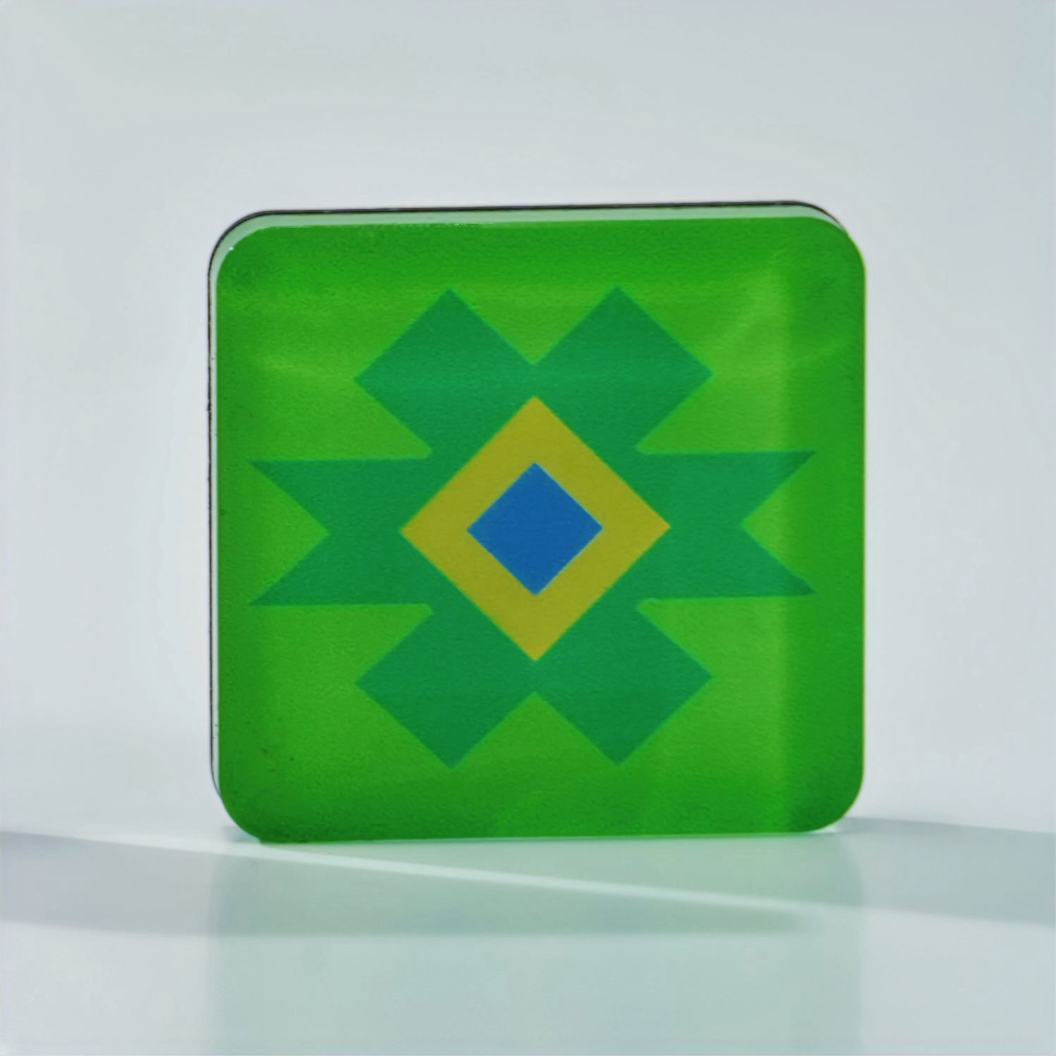 Xilankapu Tujia Brocade Pattern Fridge Magnet