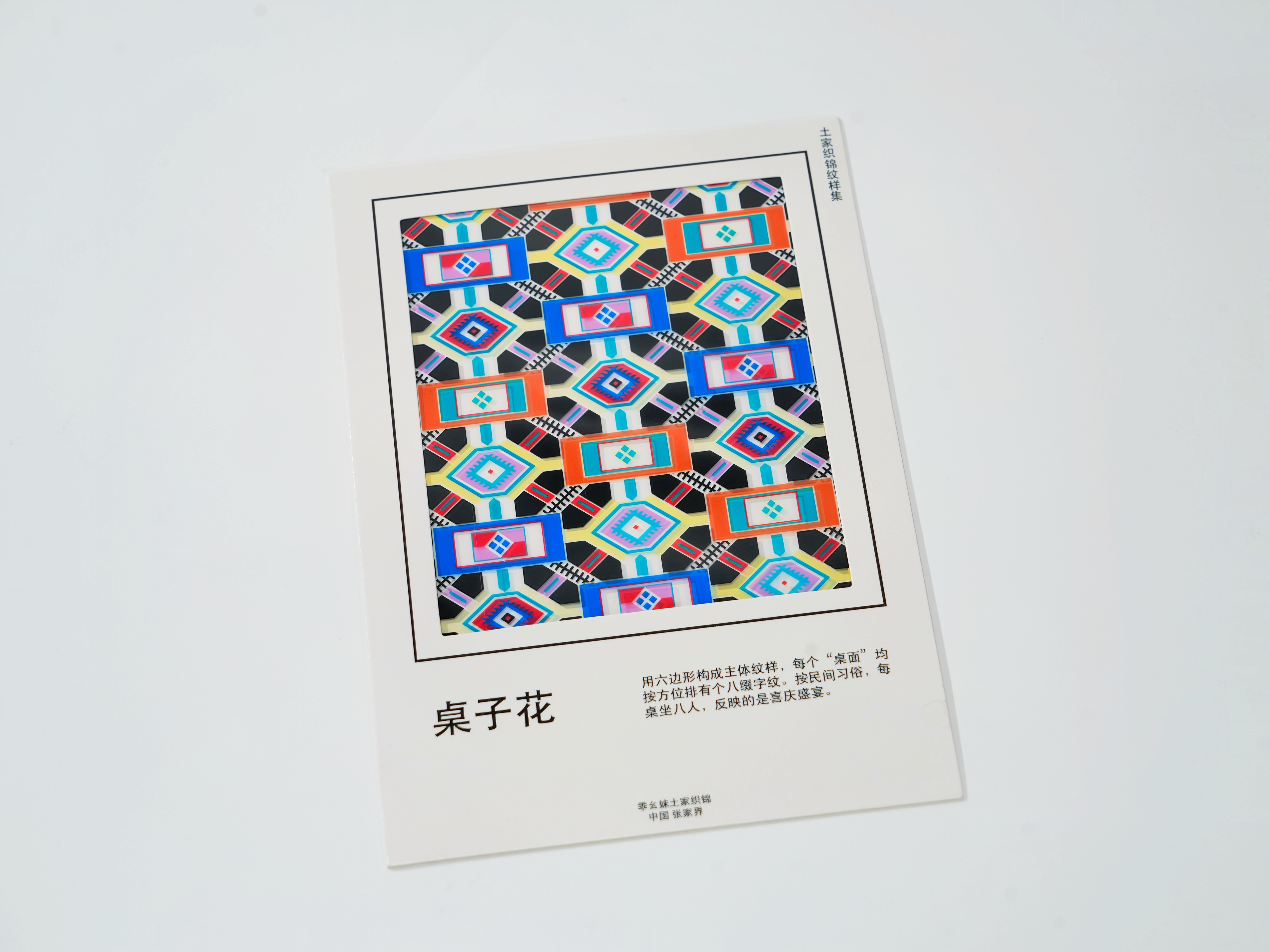 Silankapu Tujia Brocade Postcard