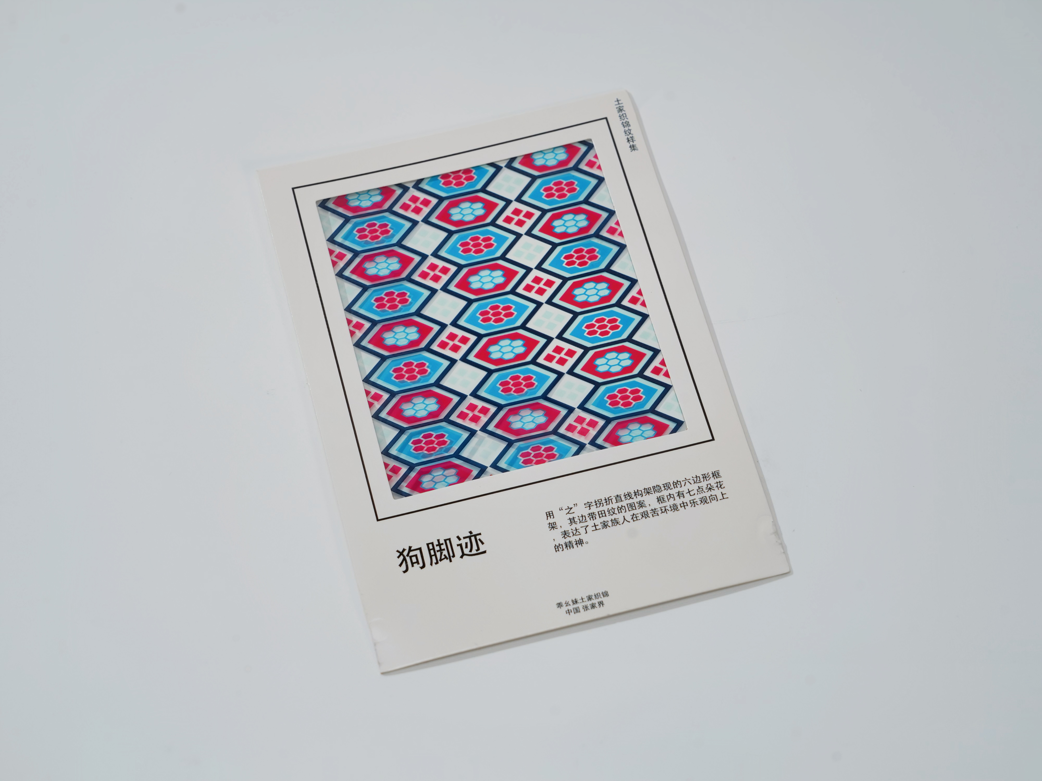 Silankapu Tujia Brocade Postcard