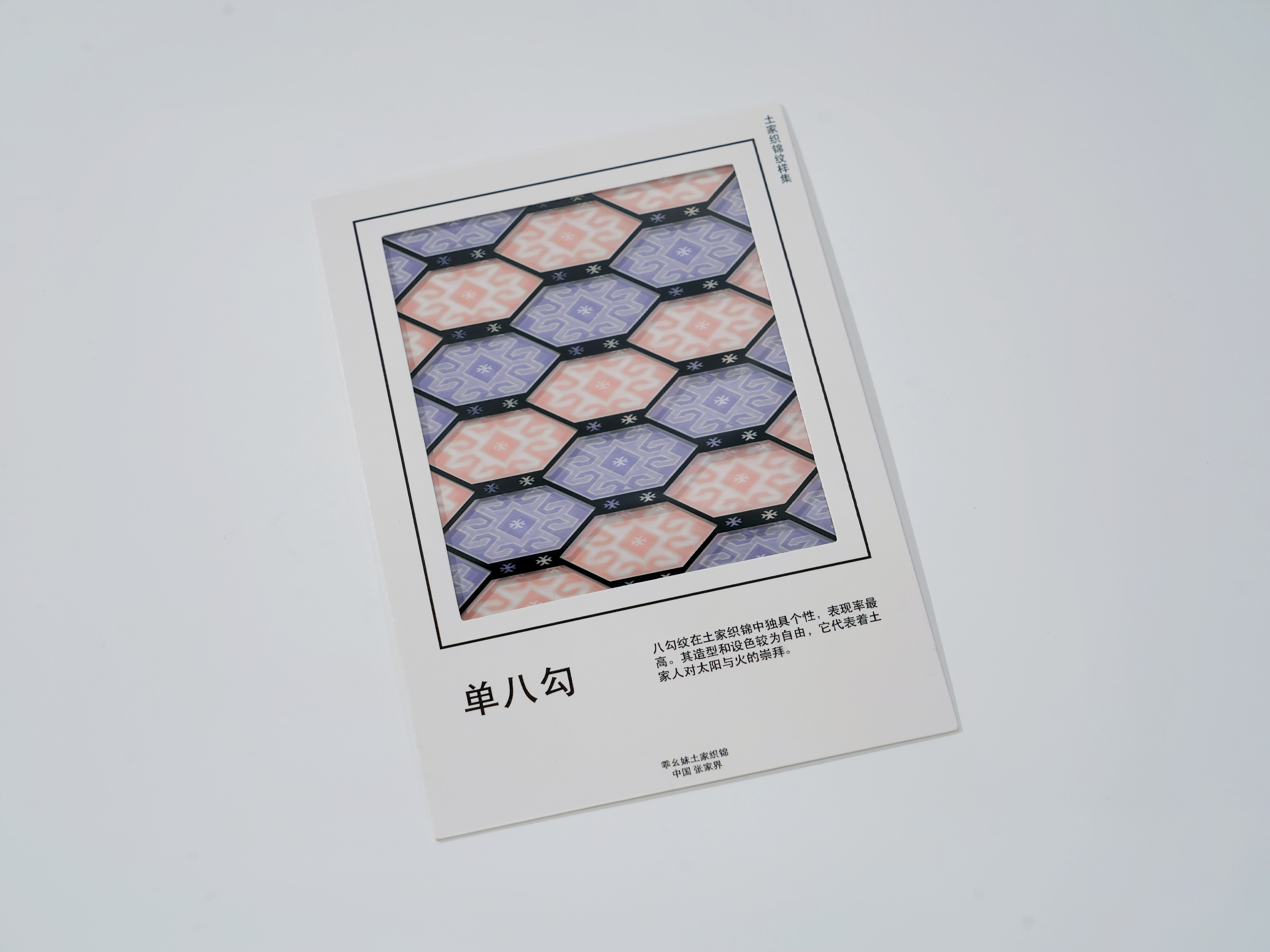 Silankapu Tujia Brocade Postcard