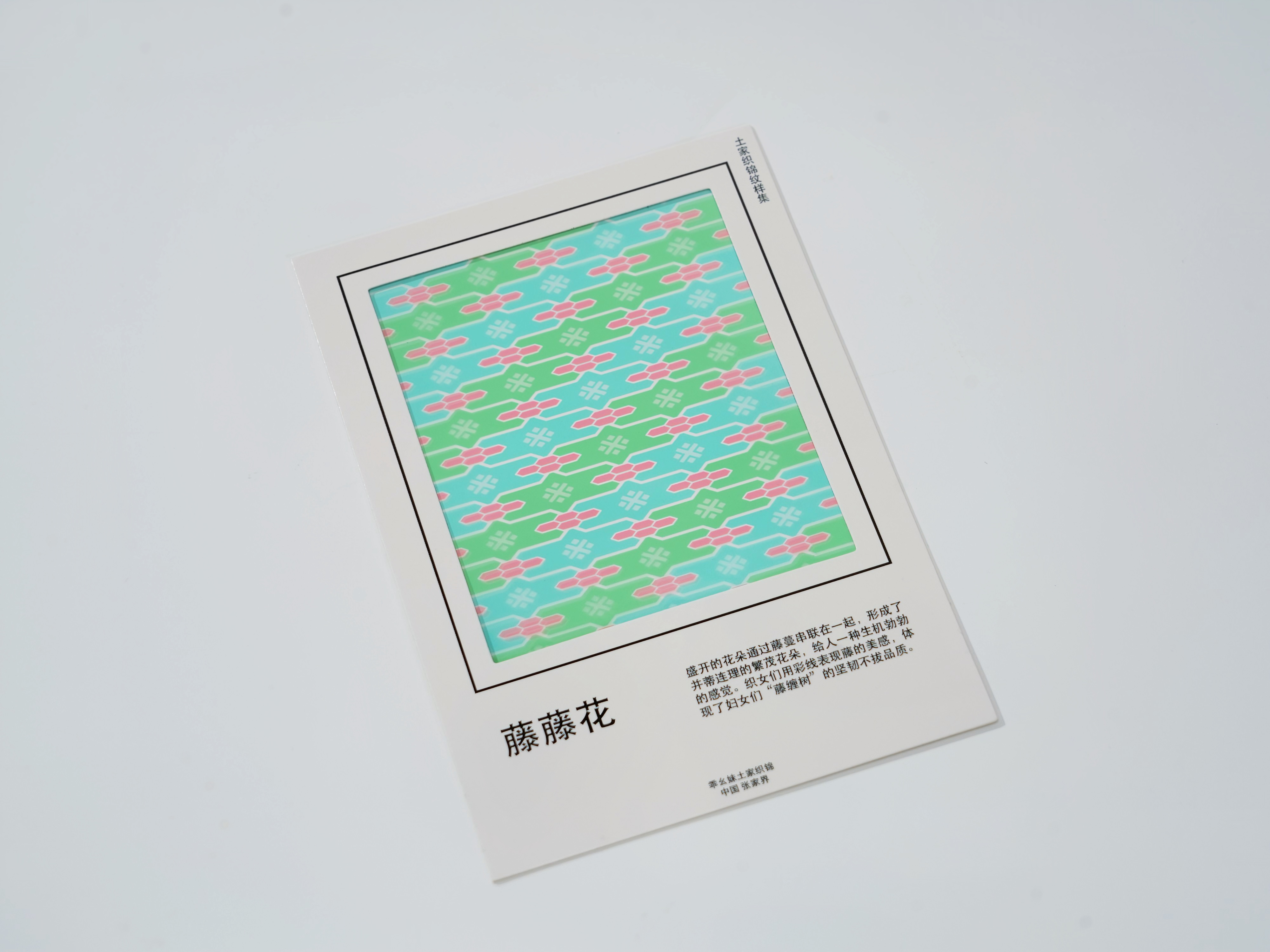 Silankapu Tujia Brocade Postcard