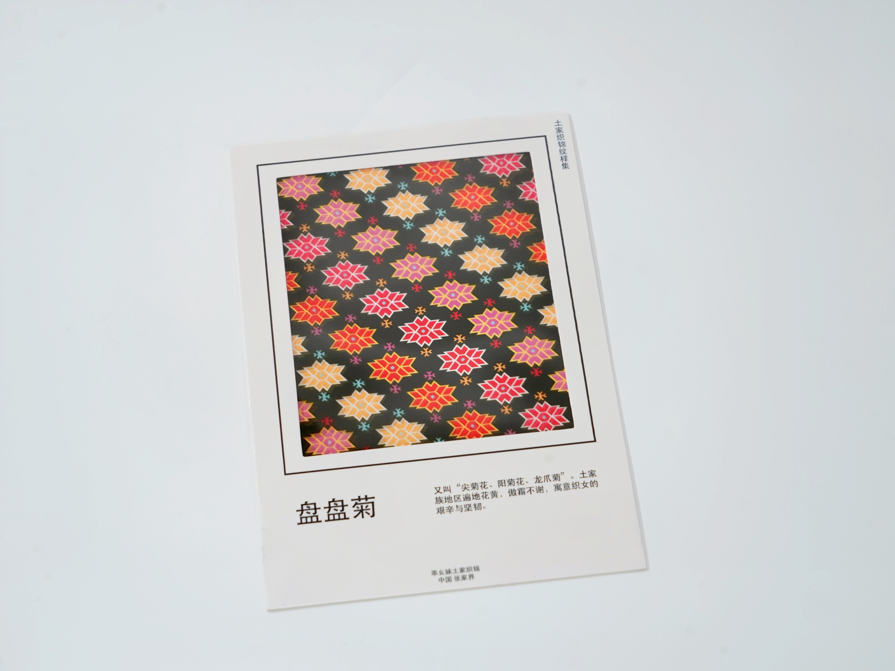 Silankapu Tujia Brocade Postcard