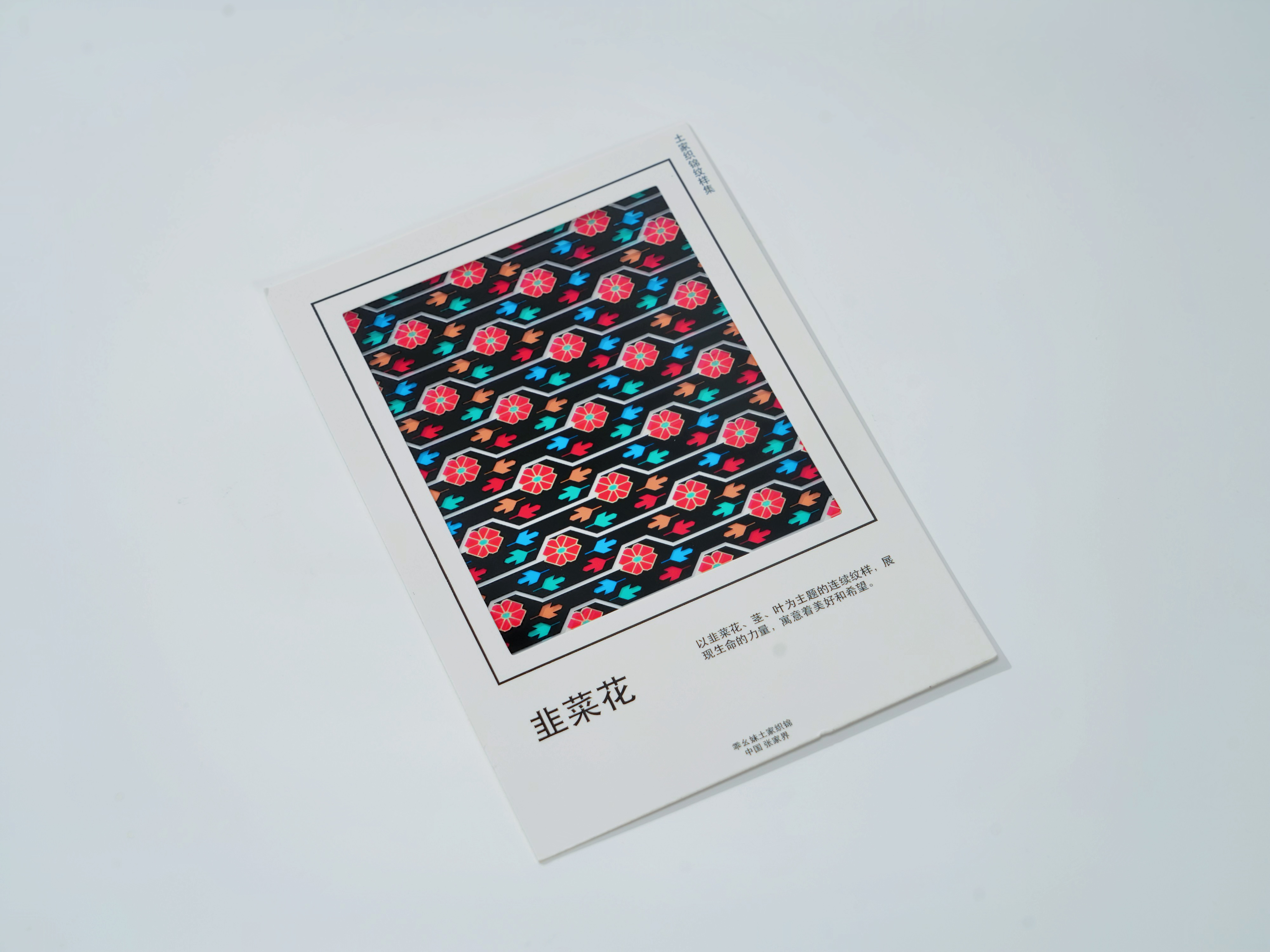 Silankapu Tujia Brocade Postcard