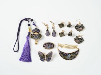 Song Brocade “Banana Leaf & Lotus” Set