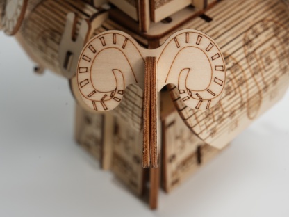 Four-Rams Zun 3D Wooden Puzzle Model