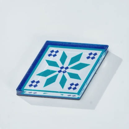 Xilankapu Tujia Brocade Pattern Fridge Magnet