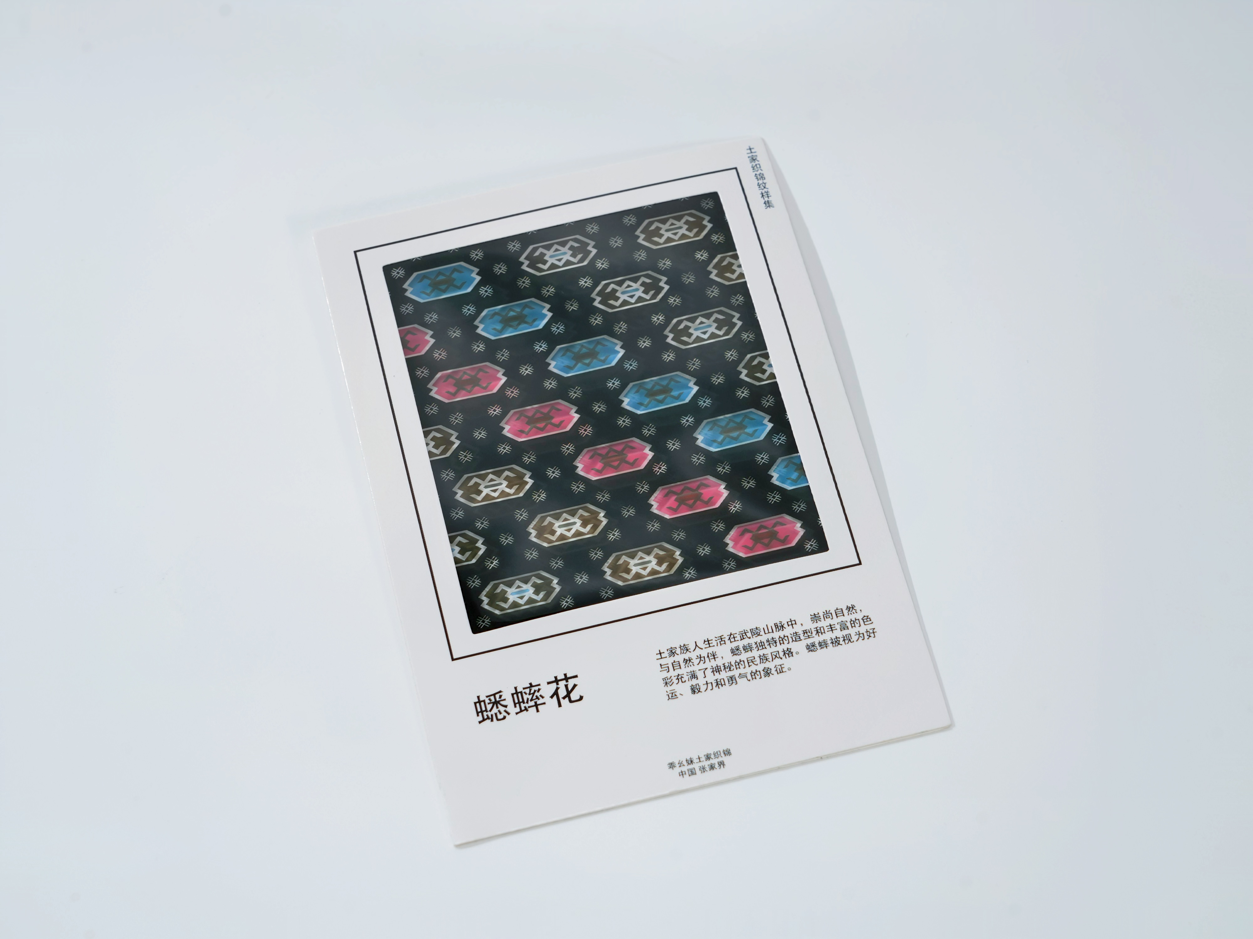 Silankapu Tujia Brocade Postcard