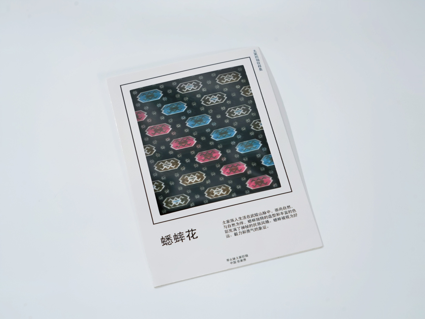 Silankapu Tujia Brocade Postcard