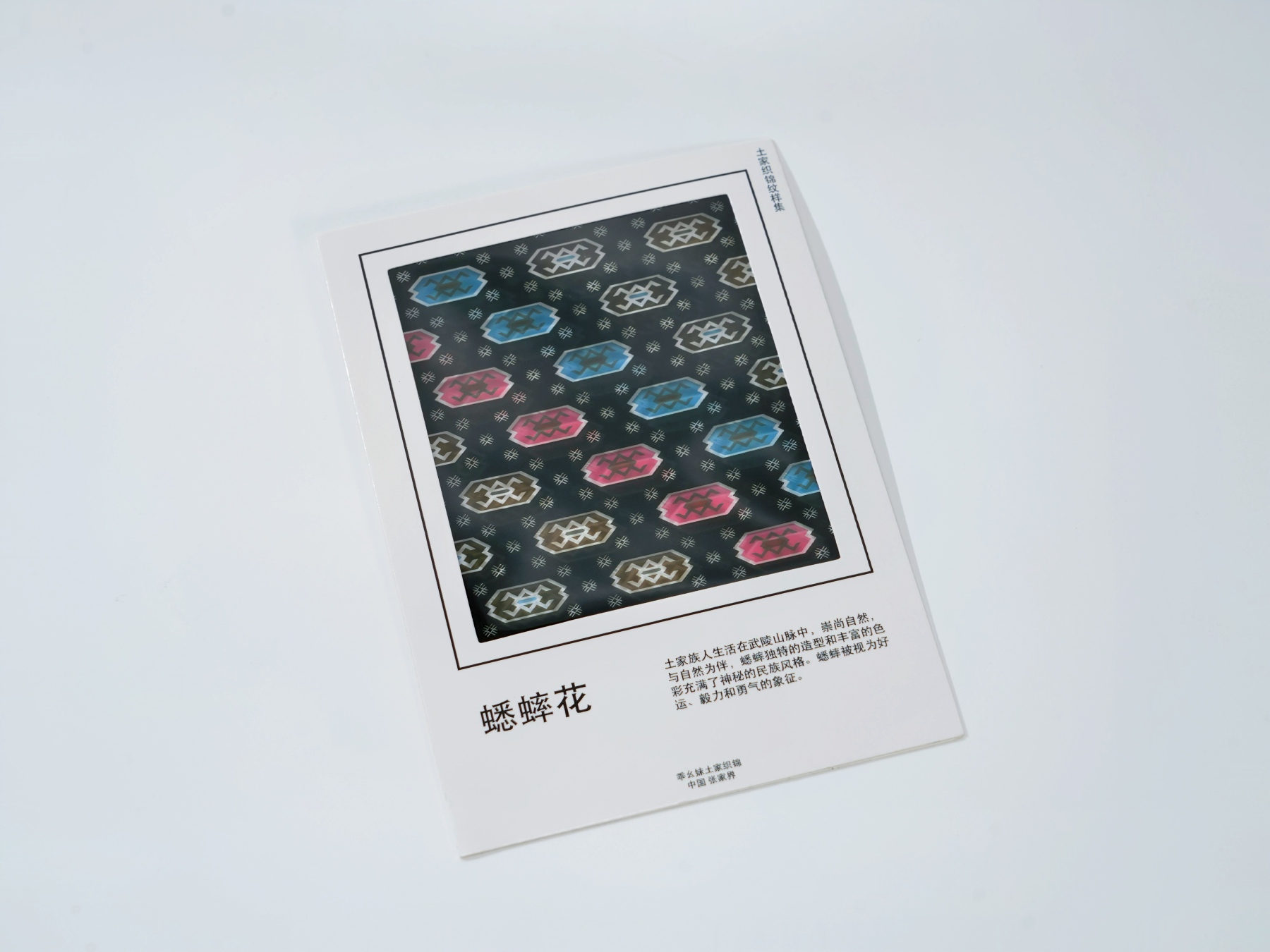 Silankapu Tujia Brocade Postcard