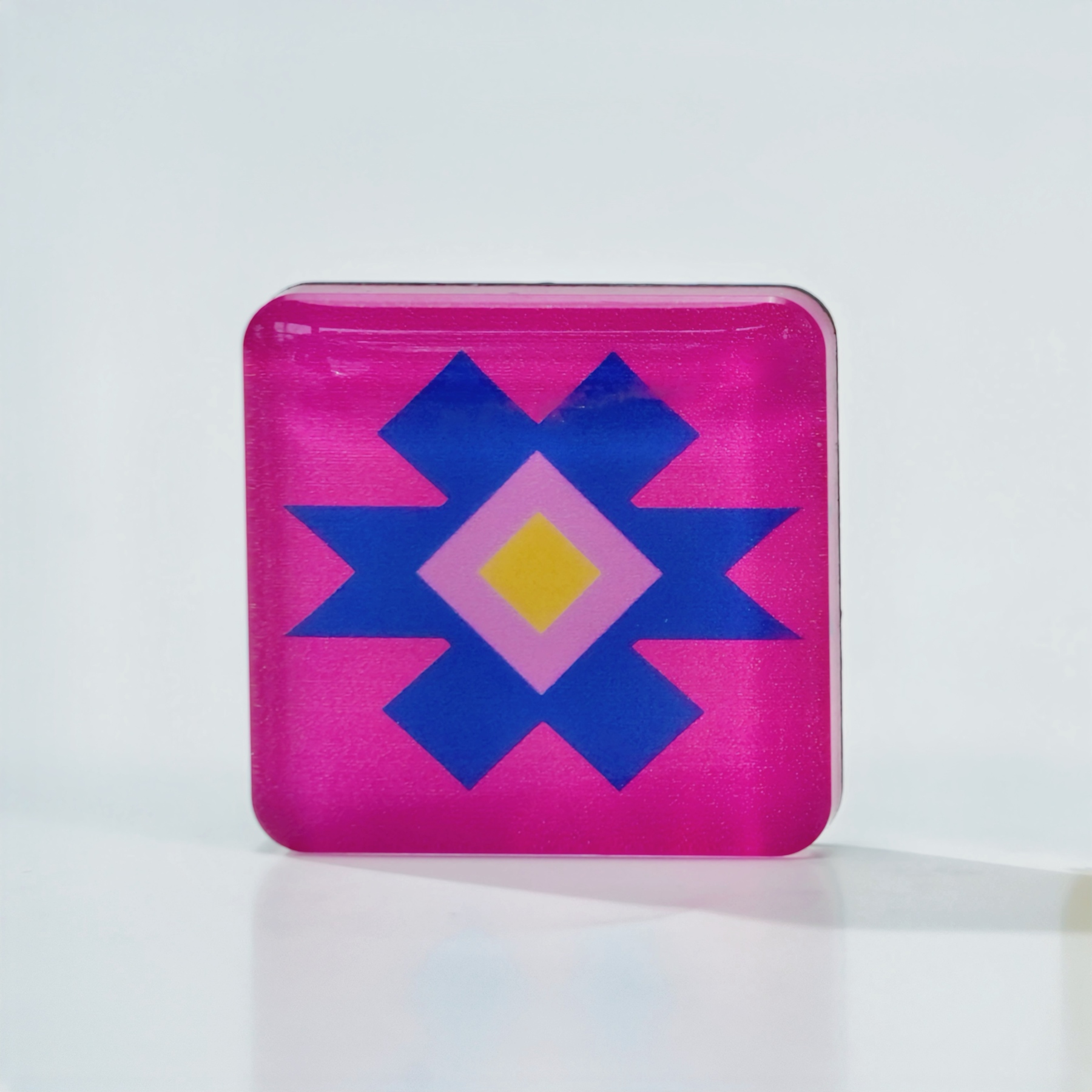 Xilankapu Tujia Brocade Pattern Fridge Magnet