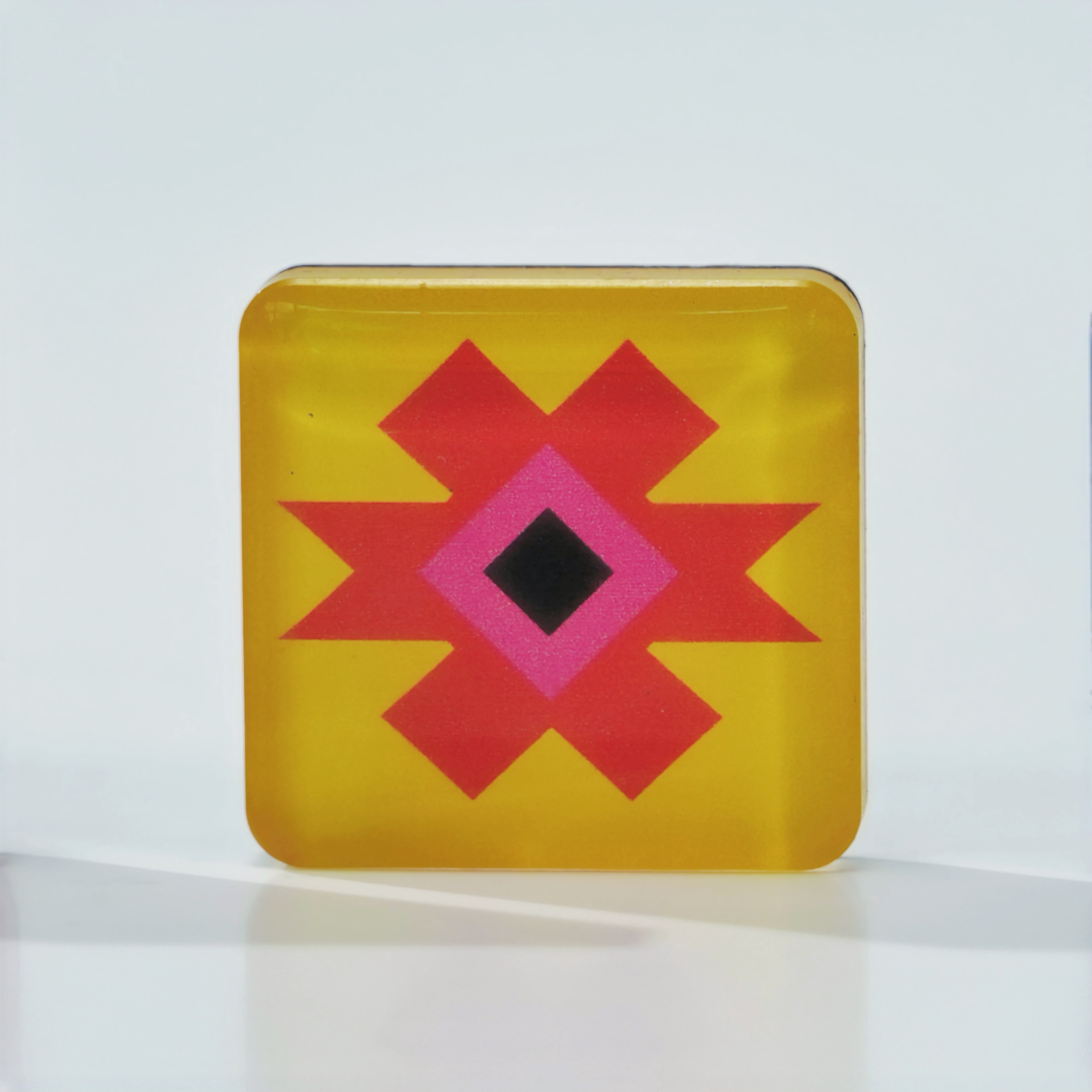 Xilankapu Tujia Brocade Pattern Fridge Magnet