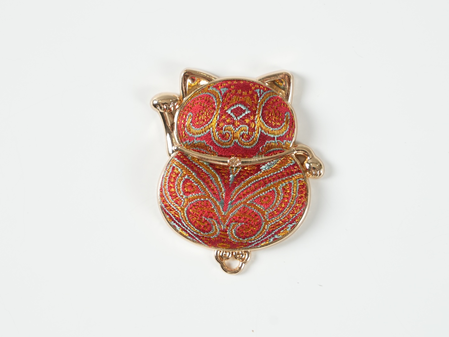 Song Brocade Ruby Beaded Curtain Set