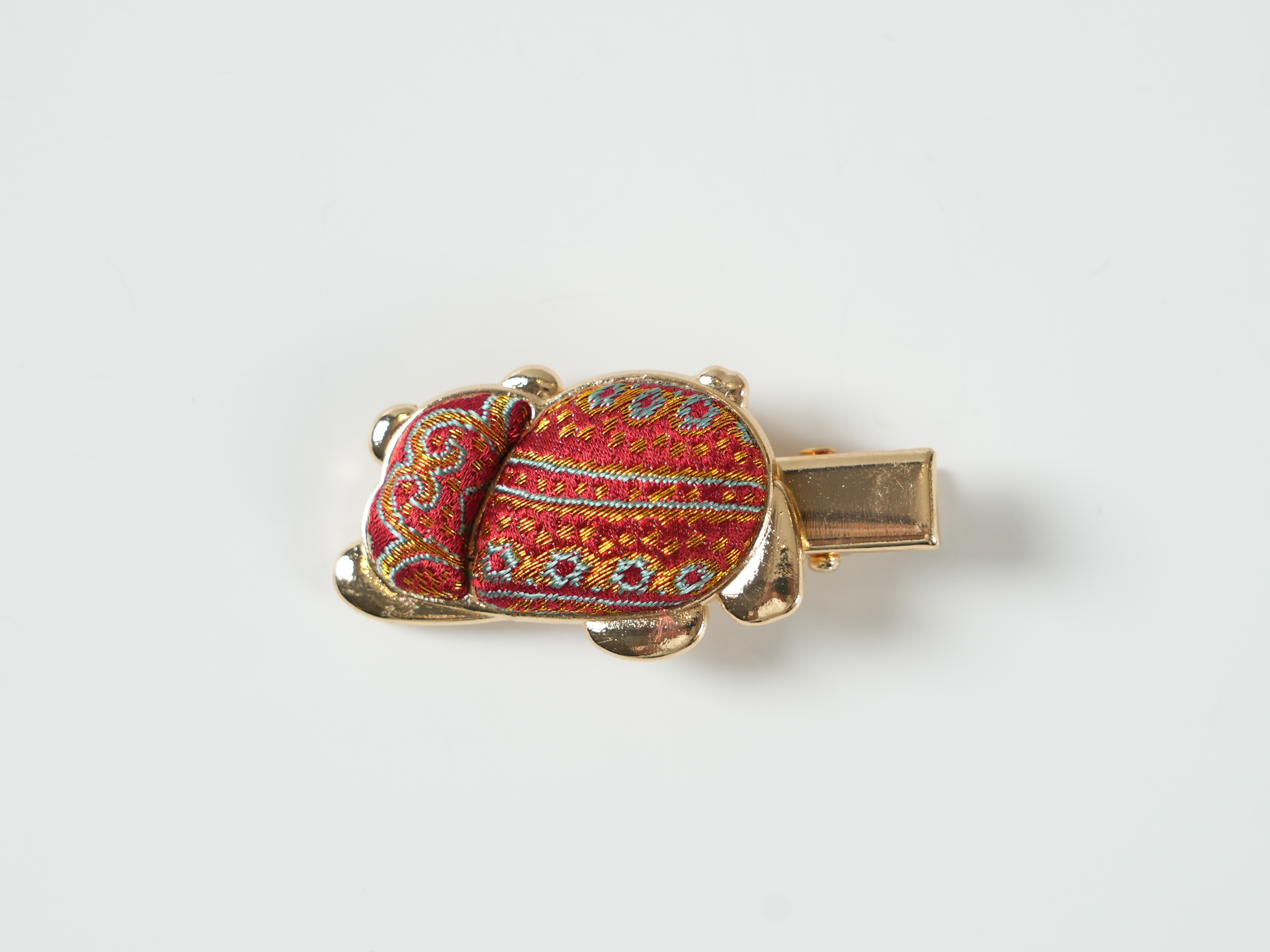 Song Brocade Ruby Beaded Curtain Set