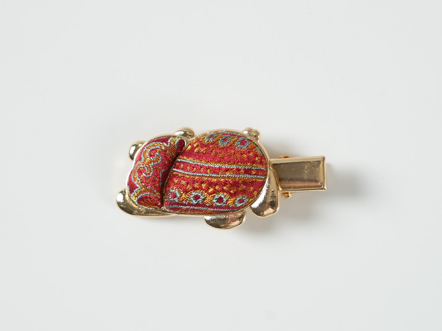 Song Brocade Ruby Beaded Curtain Set