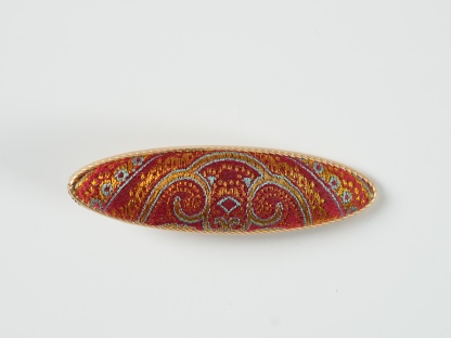 Song Brocade Ruby Beaded Curtain Set