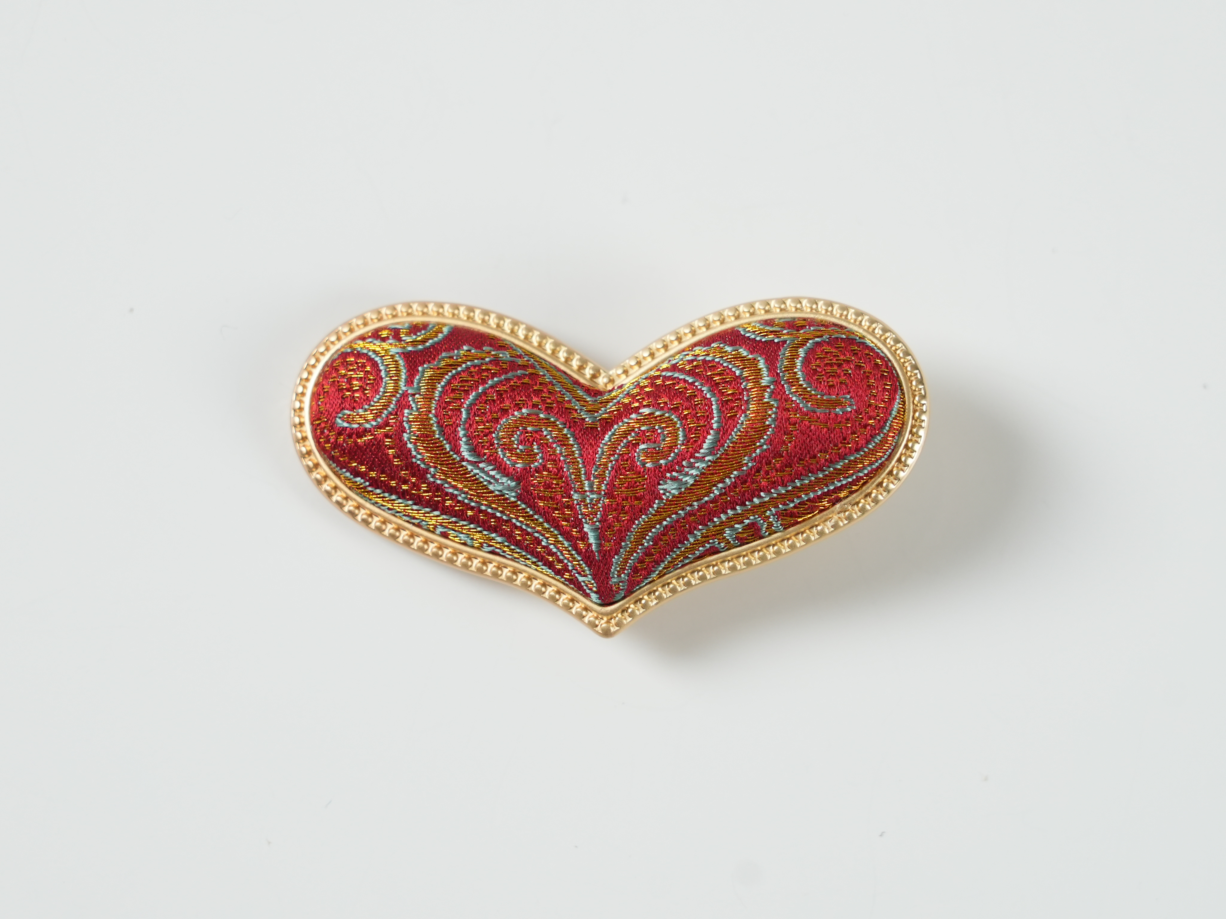 Song Brocade Ruby Beaded Curtain Set