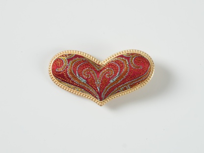 Song Brocade Ruby Beaded Curtain Set