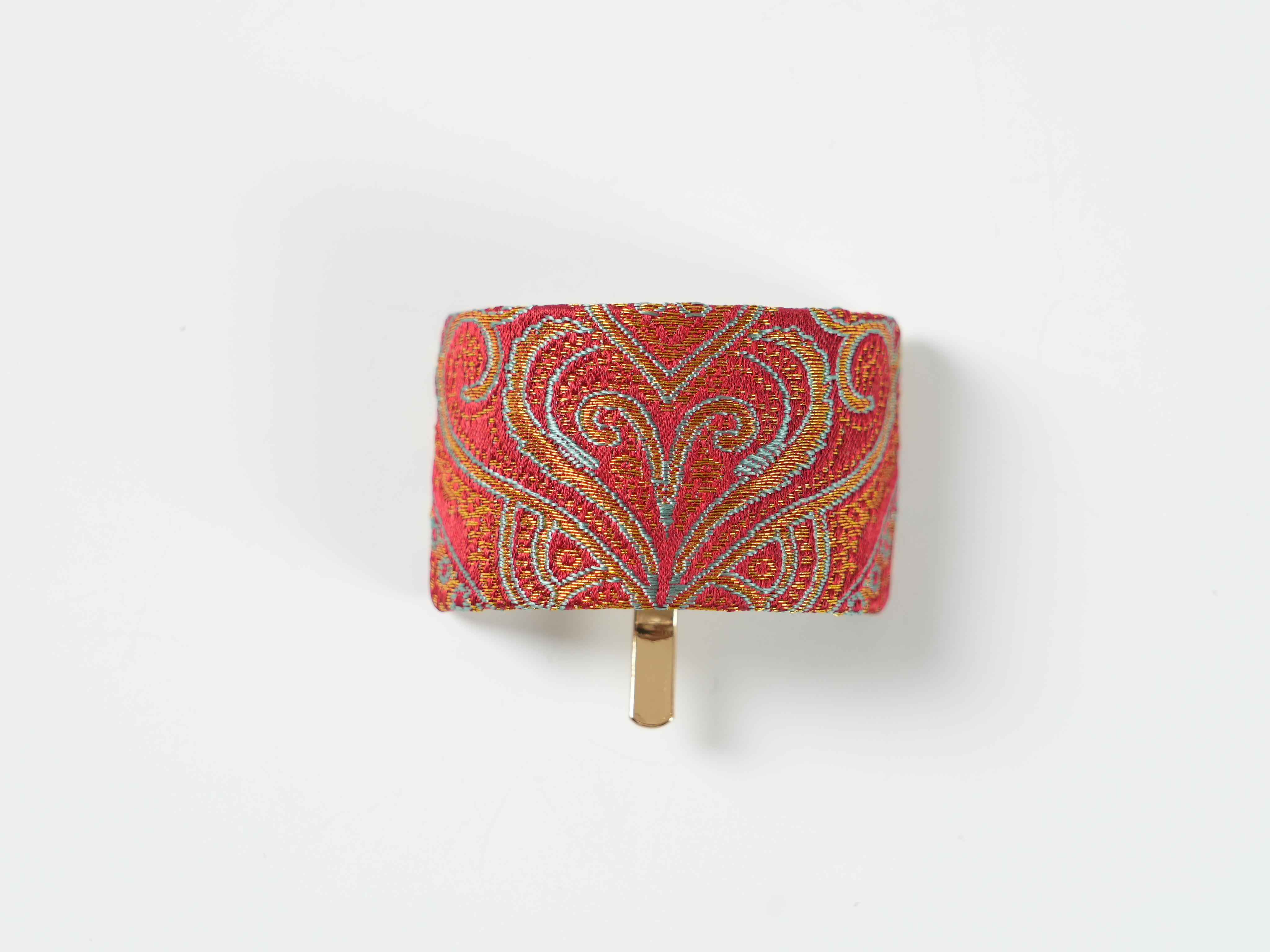 Song Brocade Ruby Beaded Curtain Set