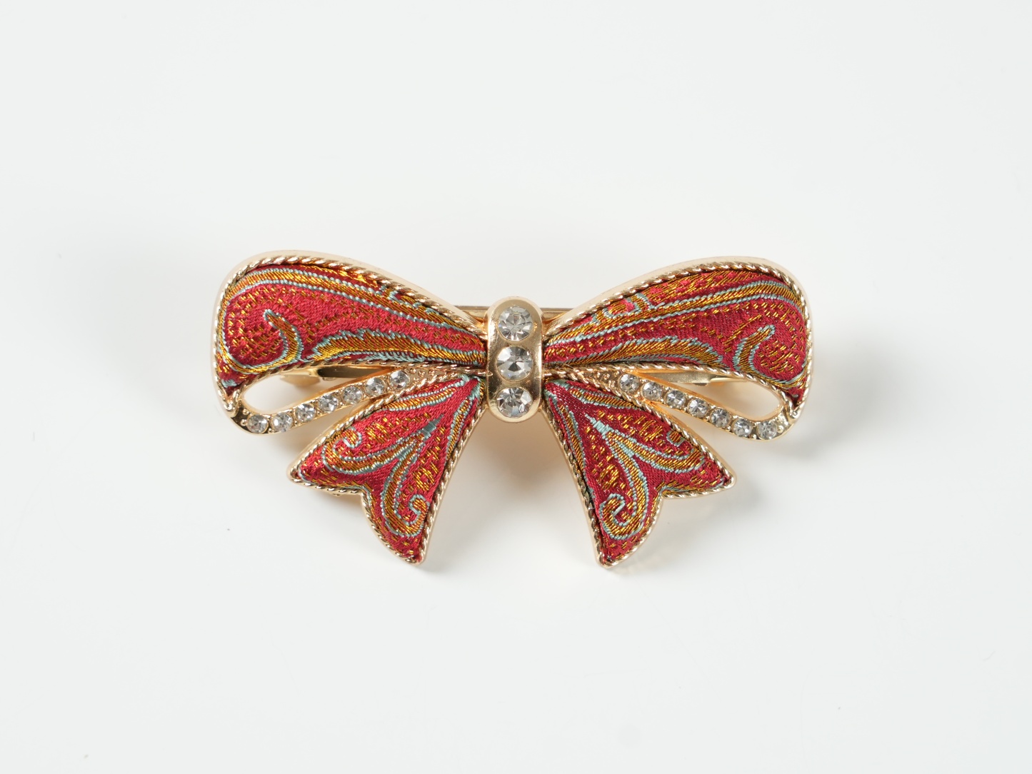 Song Brocade Ruby Beaded Curtain Set