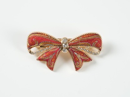 Song Brocade Ruby Beaded Curtain Set